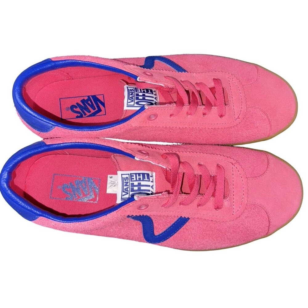 Vans Sport Low Bambino Men 11.5 Sneakers Suede Shoes Honeysuckle Pink 751505 New - Picture 6 of 9